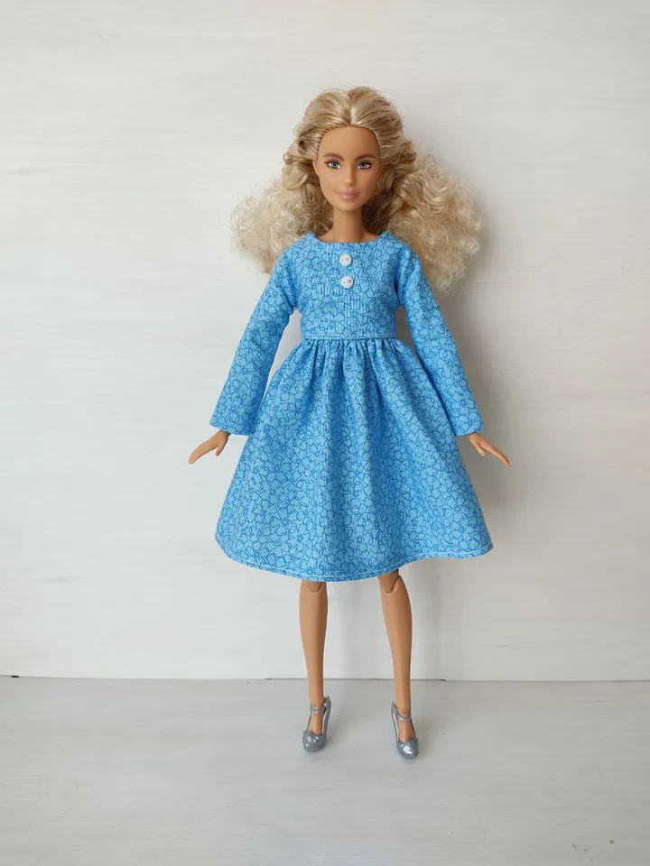 PDF sewing pattern for Barbie MTM dolls.