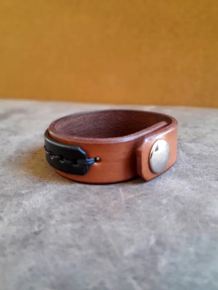 Infinity Bracelet, Handmade Personalized Secret Message Eternity Bangle, Anniversary Gift Idea, Unisex Leather Jewelry, Layered Bracelet
