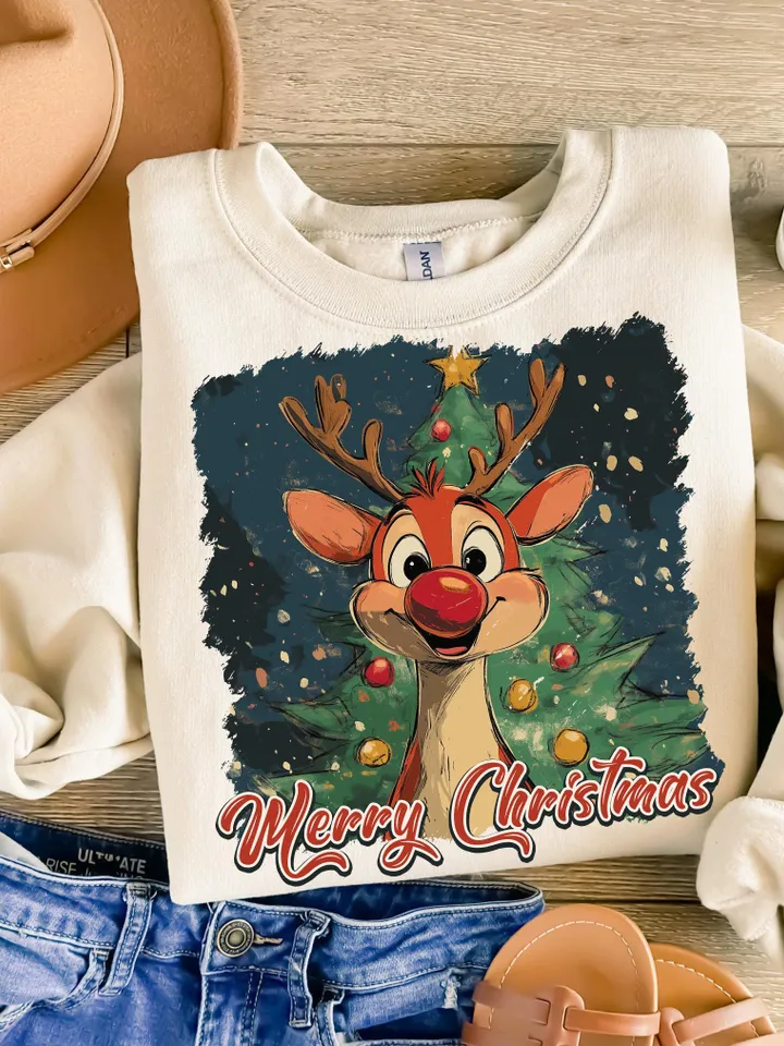 Retro Vintage Reindeer, Retro Christmas png,Christmas designs, Christmas png,Christmas sublimation,Retro Holidays png,Holiday vibes Rudolph