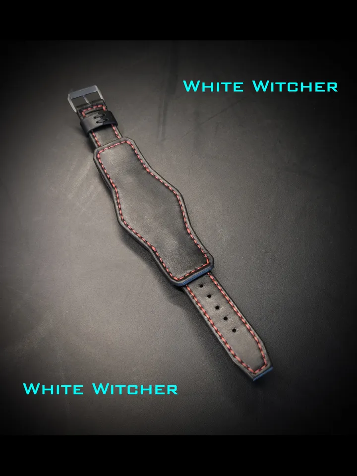 Handmade leather watch strap - wristband made to order.