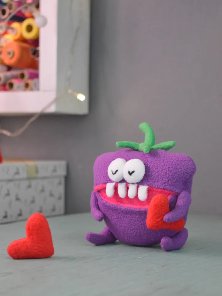PDF Plush Toy Pattern Set – Fleece Berry Softies Trio