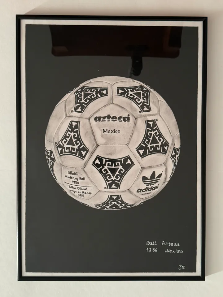 “World Cup ball” 1986 Mexico №13 from 16 pcs“ art collection 4