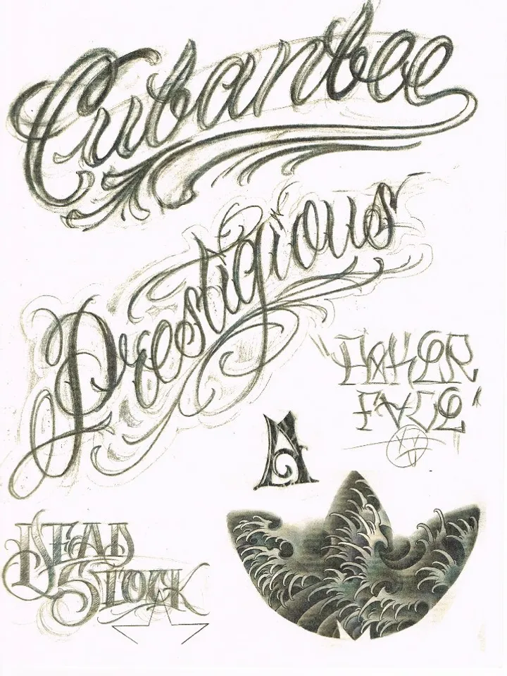 BJ Betts Lettering Guide 3