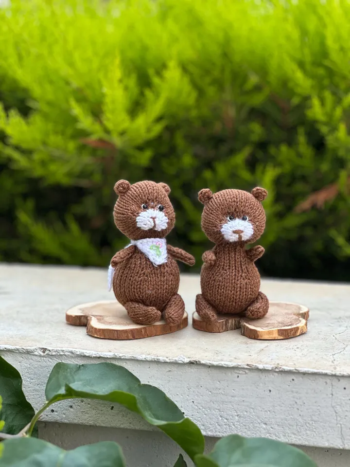 PDF Bear Knitting Pattern, Knitted Toy Tutorial, Knitted Animal Pattern Teddy