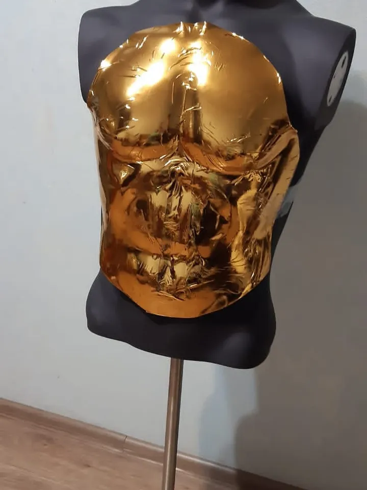 Cuirass Armor StrawberryCostumes-Cosplay-Cuirass-FantasyStrawberry Wolf Armor Chest Suits - Cosplay - Royal - Gold - Chest - Fantasy- Corset