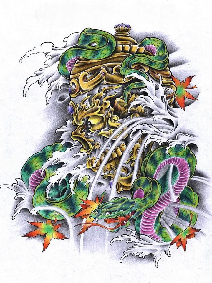 Jigsaw games Oriental tattoo