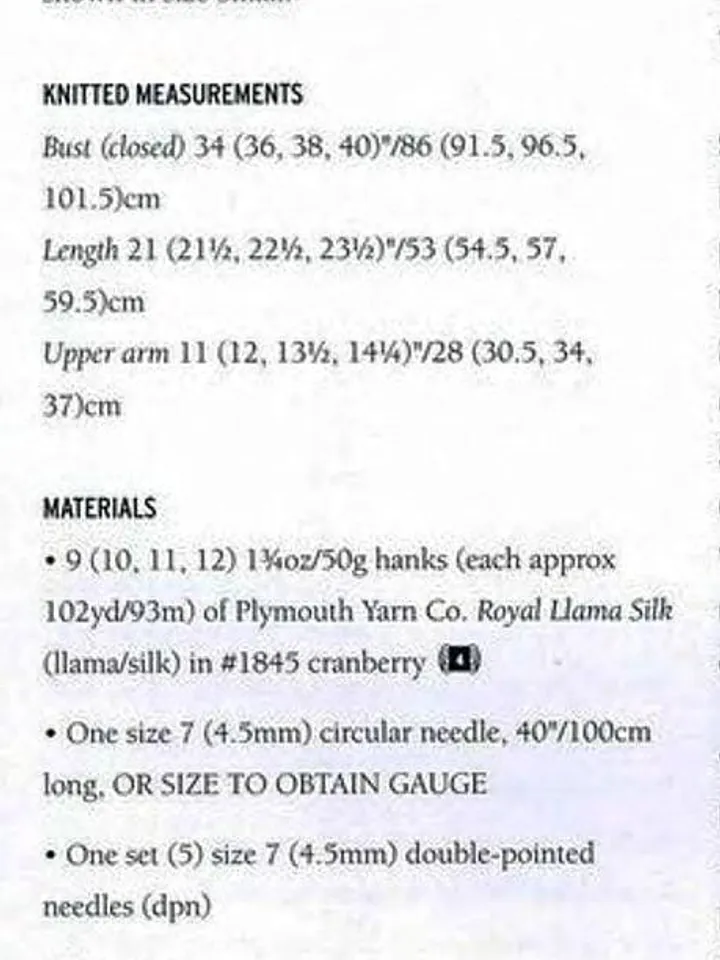 Cardigan jacket knitting pattern women easy simple Pattern classic Aran 10 ply Worsted knitting pattern