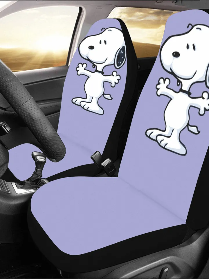 Snoopy Car Seat Covers Set of 2 Universal Size