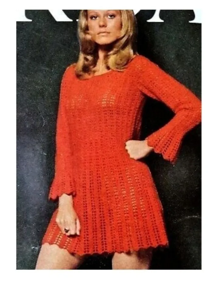 Crochet dress, crochet pattern dress, easy dress crochet pdf