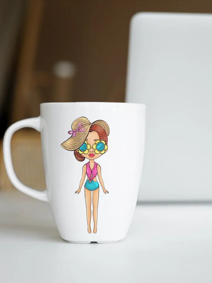 Super Beach Girls Clipart, Beach Birthday Clipart, Summer Girl Clipart, Cute Planner Stickers, Beach Nursery Decor Clipart, Summer Sublimation Png