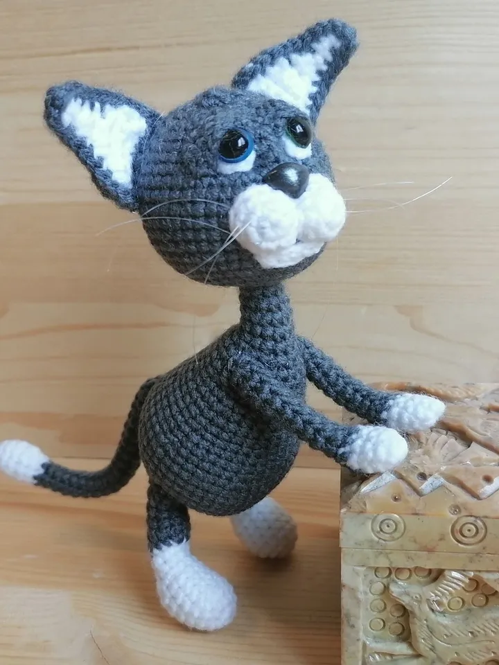 Crochet pattern Kitten (cat) - digital pattern PDF