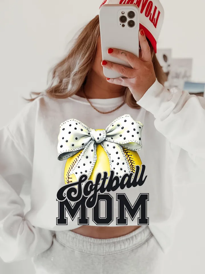 Baseball Mom Png, Polka Dot Bow Design, Sports Mama Game Day Sublimation Download, Baseball Mama Shirt Design, Proud Mom Digital Download