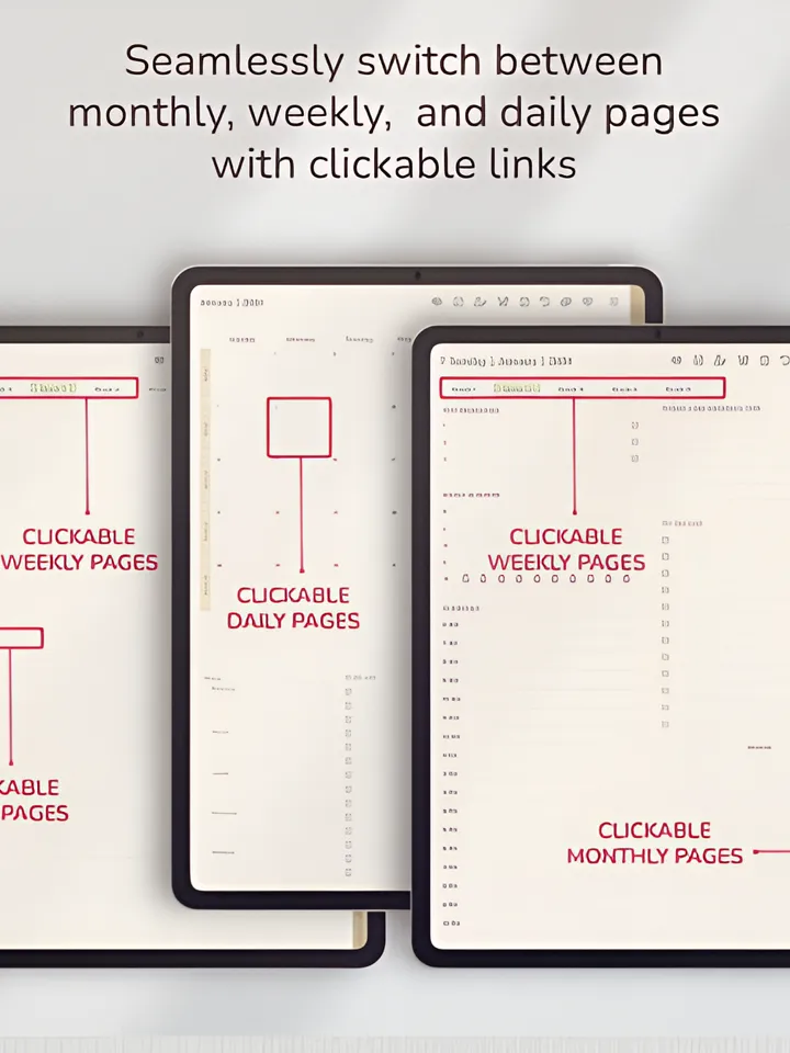 2025 Digital Planner Goodnotes Xodo