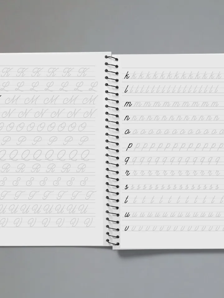 Monoline Words Practice for Beginners,Script Handlettering Worksheets, Calligraphy Traceable Worksheets.