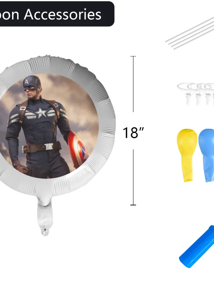 Captain America Foil Balloon