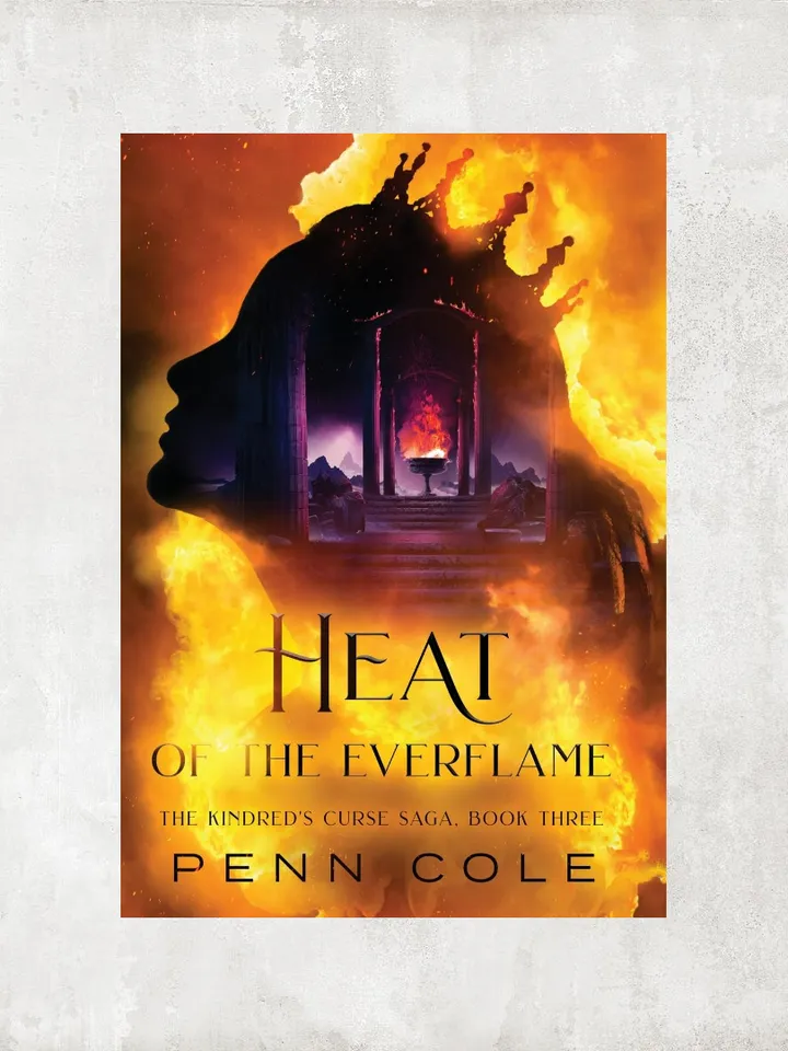 Heat of the Everflame (The Kindred's Curse Saga) by Penn Cole / Ebook
