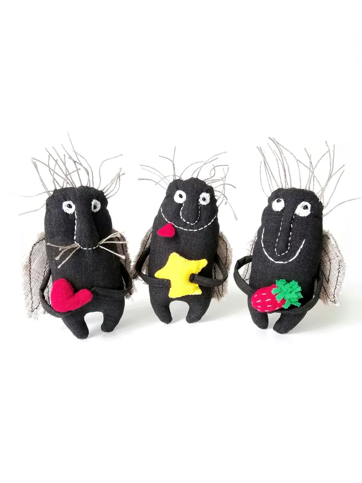 Unique Handmade Textile Art Angels - Charming One-of-a-Kind Creations. Shop our collection of eerie and whimsical Dolls. FREE SHIPPING!