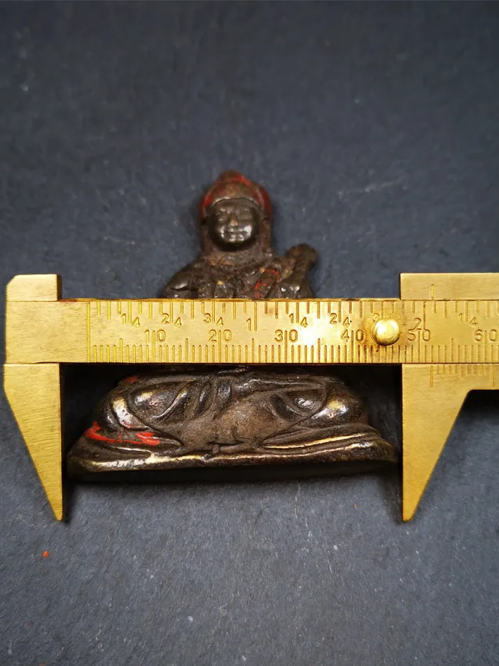 Gandhanra Acient Tibetan Buddhist Statue,Padmasambhava,Lotus Born,Guru Rinpoche,Terma Statue,60 years old