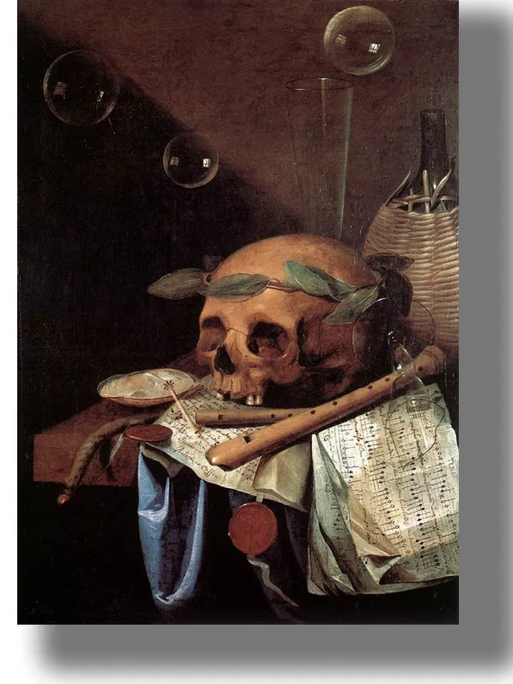 Man is a soap bubble. Vanitas vanitatum.