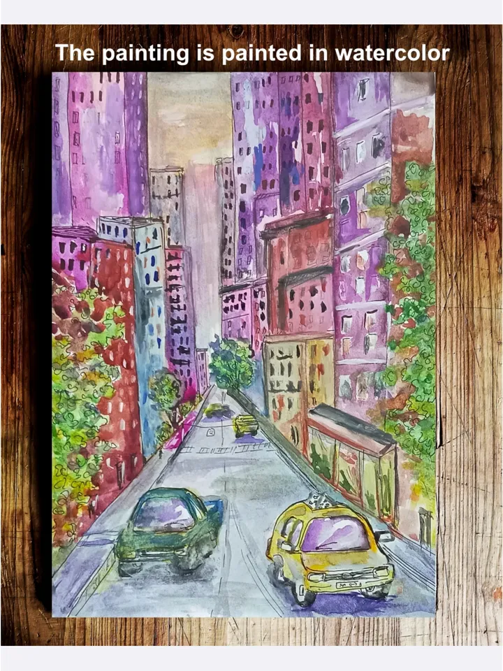 Painting New York City Street Painting