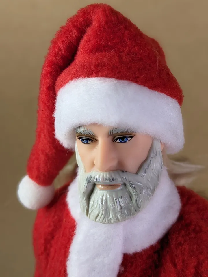 Cosplay Christmas Santa Claus costume for 12 inch fashion male dolls