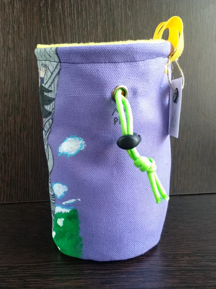 Chalk bag Anime Goku for rock climbing