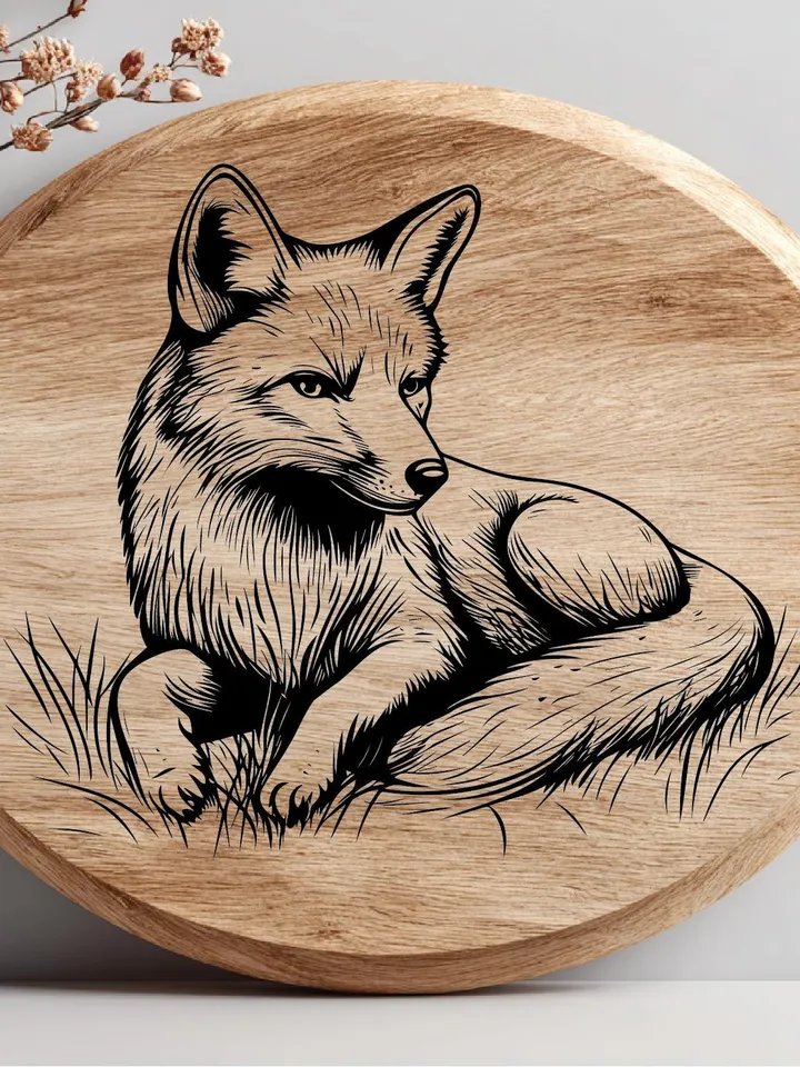 Vector 20 Fox Design Bundle forest Fox PNG for Sublimation Fox SVG file for cricut, Wild Fox Laser Cut file for engraving, Prints wall art