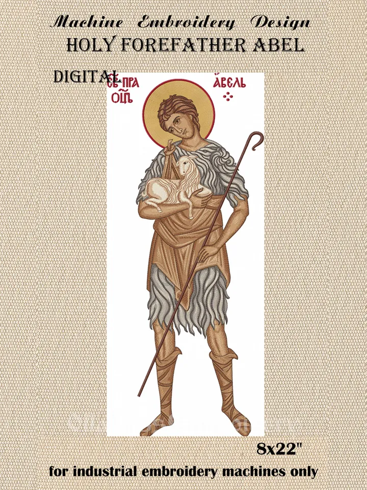 Holy Forefather Abel embroidery design