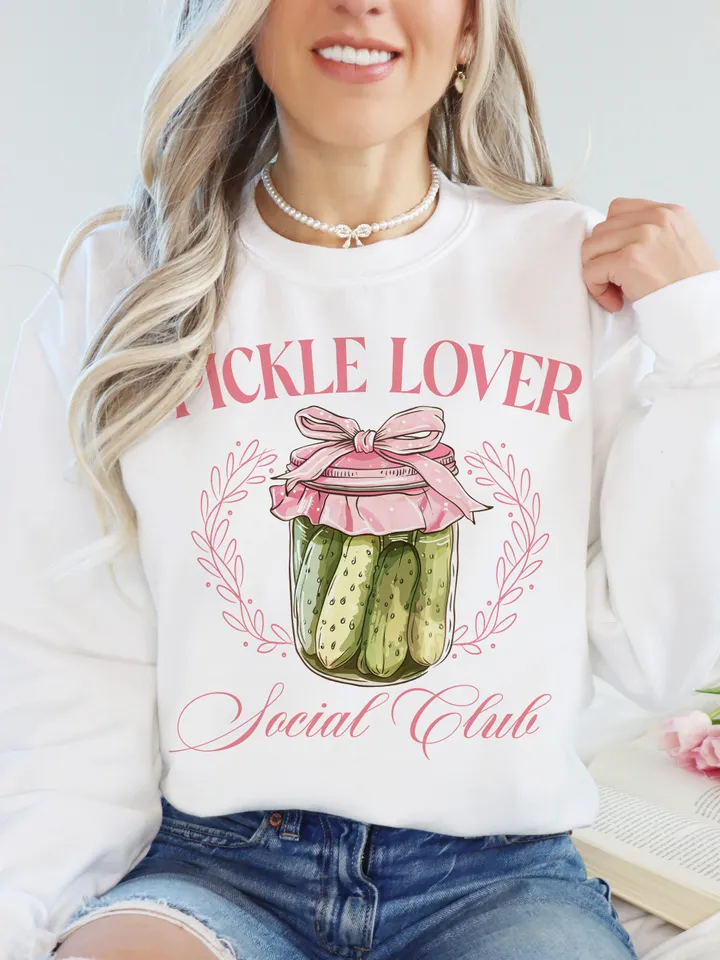 Pickle Lover Social Club PNG, pickle png, pickle slut png design Coquette pickle png Coquette clipart design, coquette pink bow soft girl