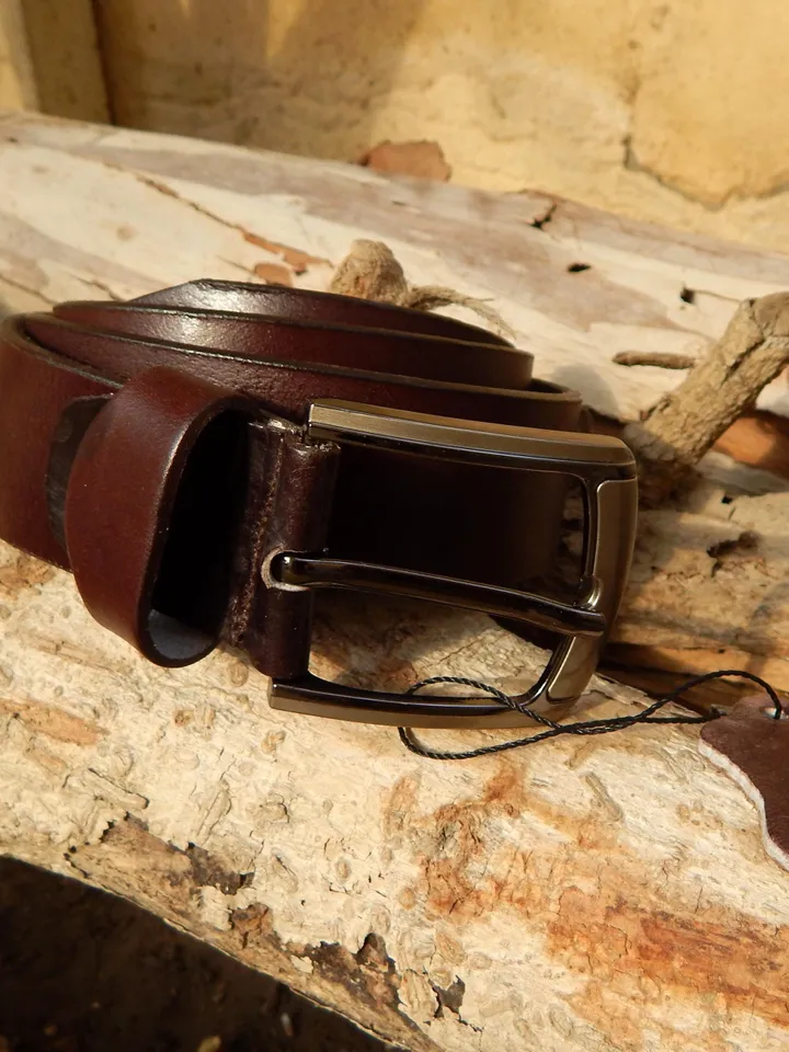 Men Western Genuine Full Grain Leather Belt Strap Handmade Cowboy Western Belt, Full Grain Leather Belt, Brown Leather Belt, Leather Belt.