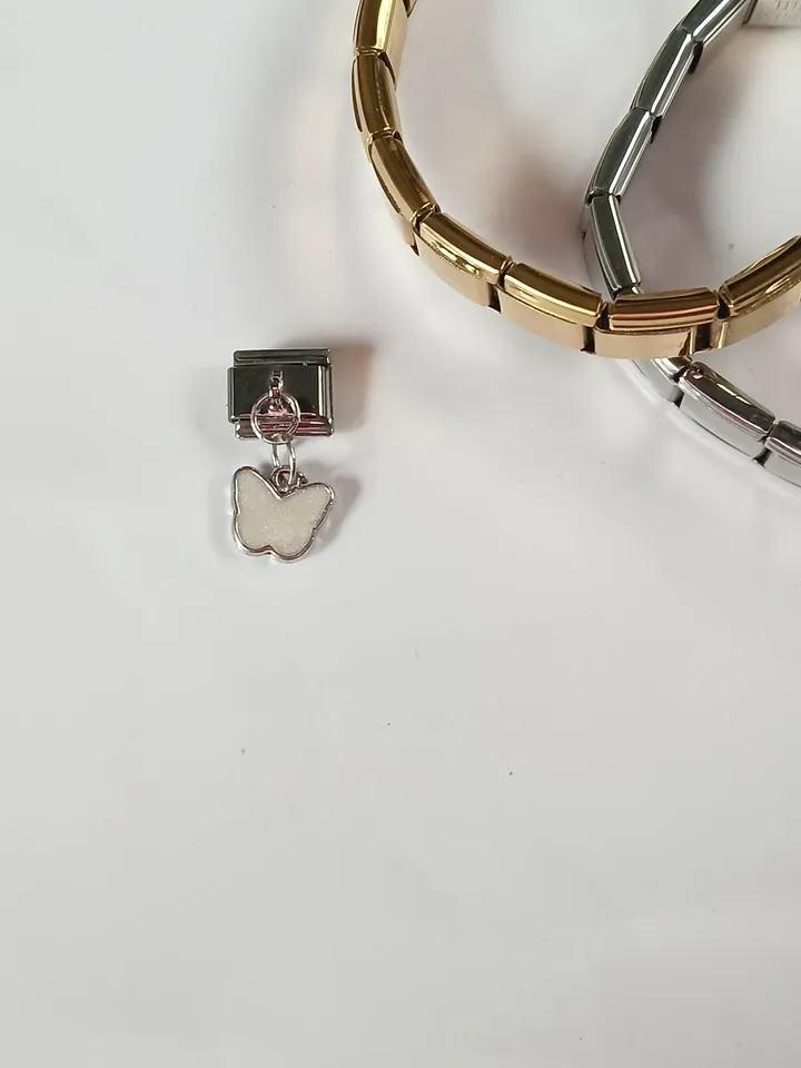 Italian Charms, 9mm Italian Charm For Bracelet, Italian Charms Classic 9mm Size Stainless Charm Links,  Italian Charms