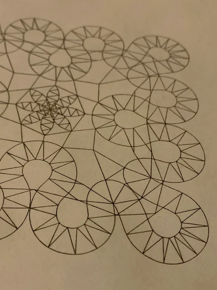 Bobbin lace Souvenir pattern Printable PDF pattern