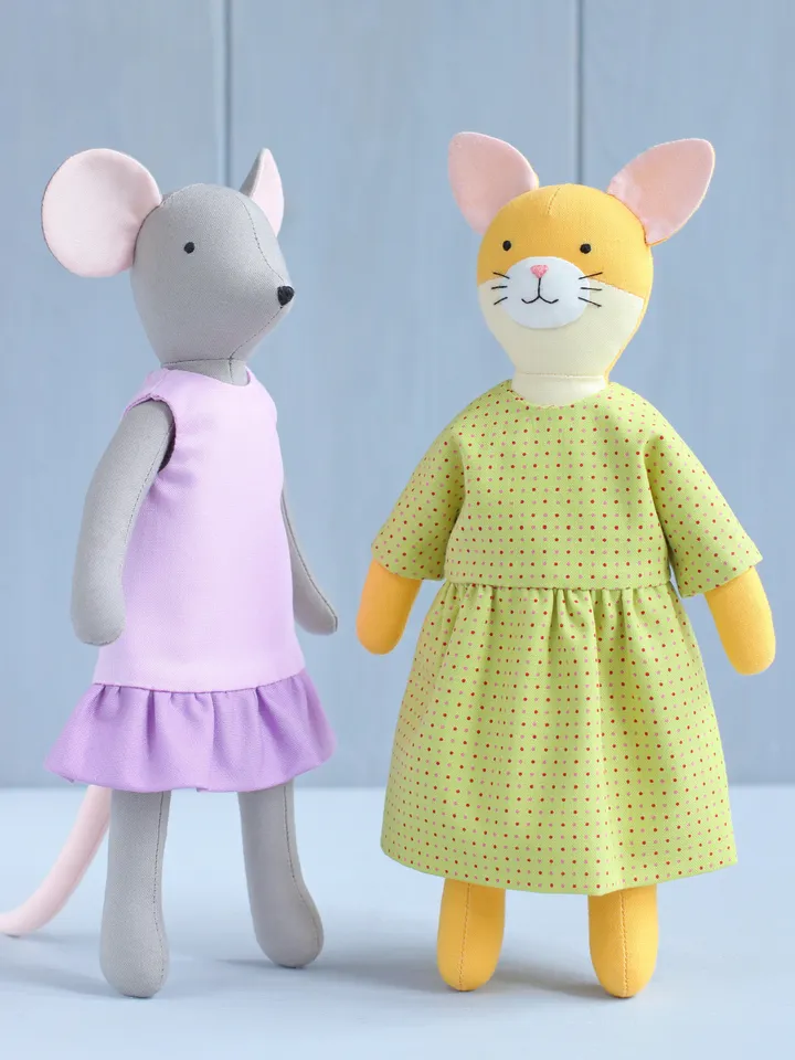 PDF Dresses for Large Doll Sewing Pattern