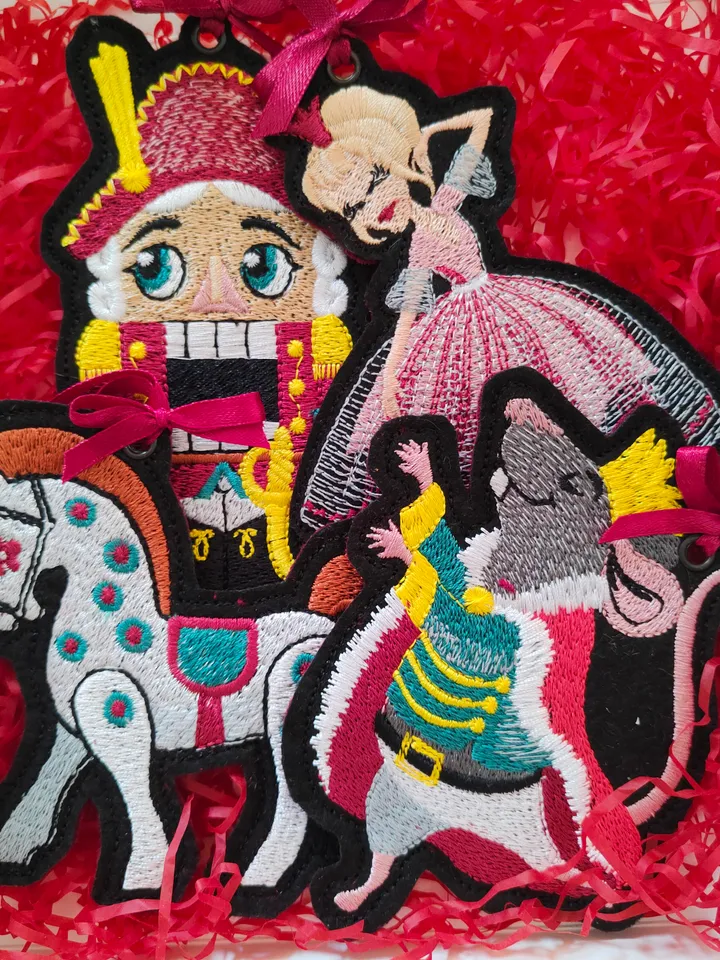A set of machine embroidery designs "The Nutcracker"