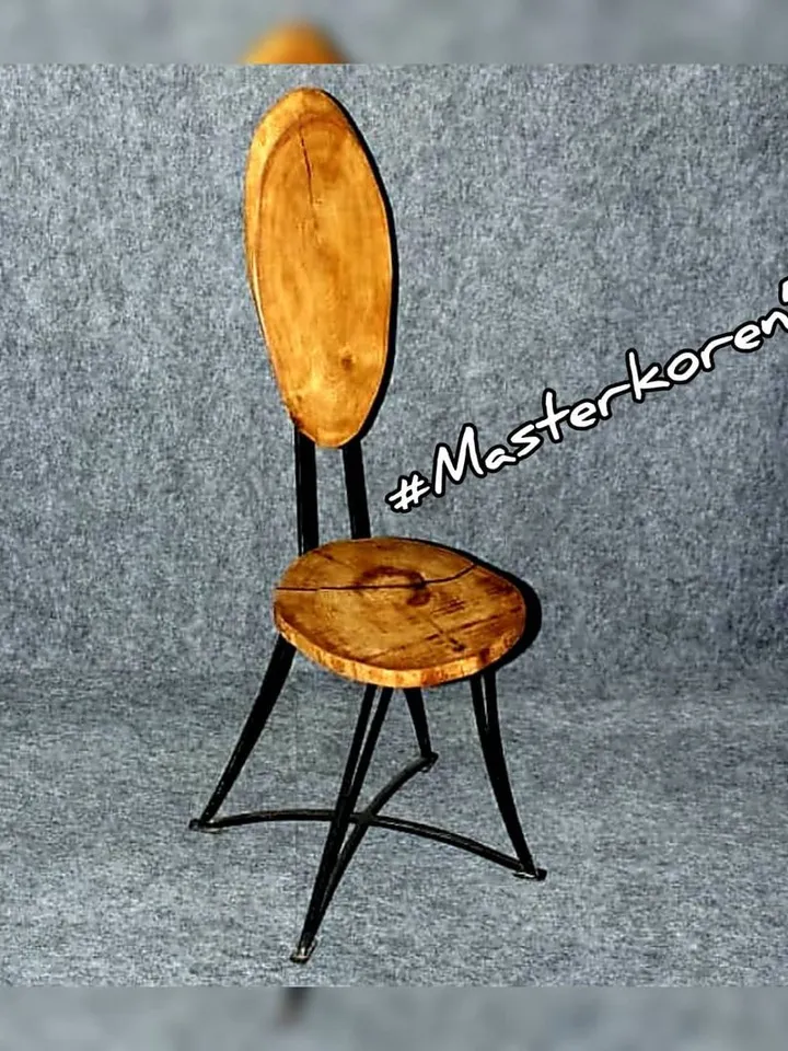 The chair is from the saw