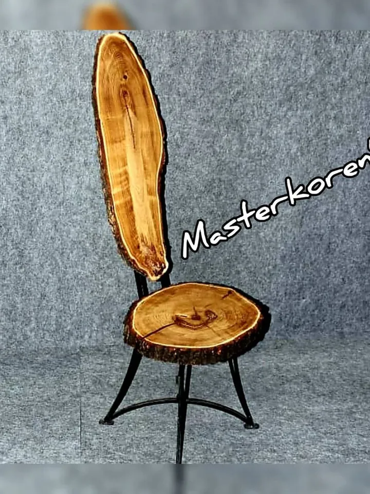 The chair is from the saw