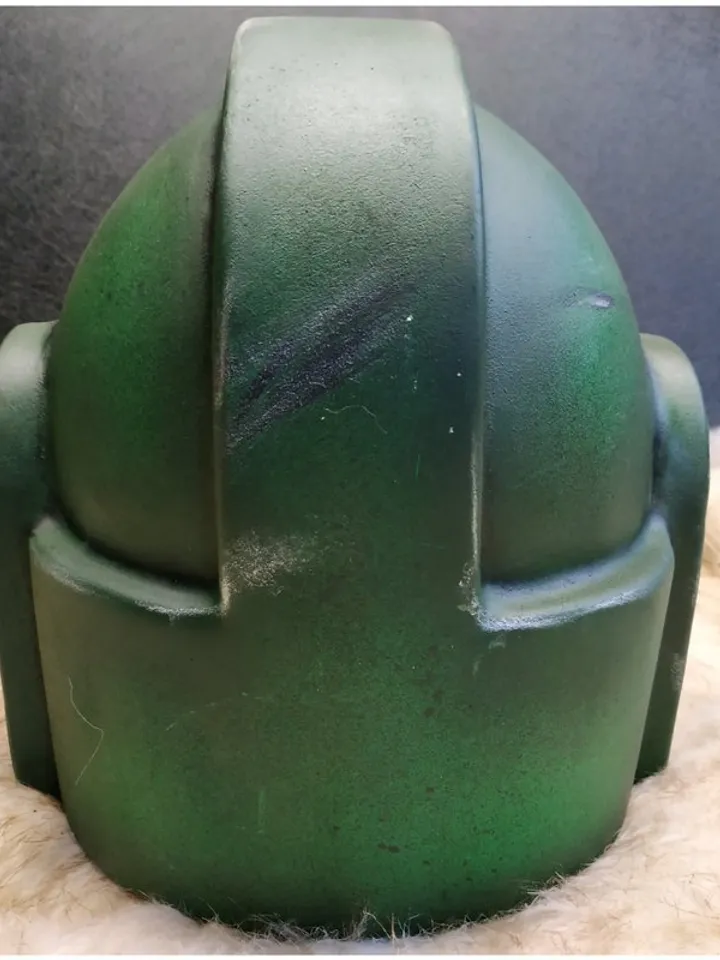 Space Marine - Dark Angel Cosplay - w40k helmet - paintball helmet - LED eyes -