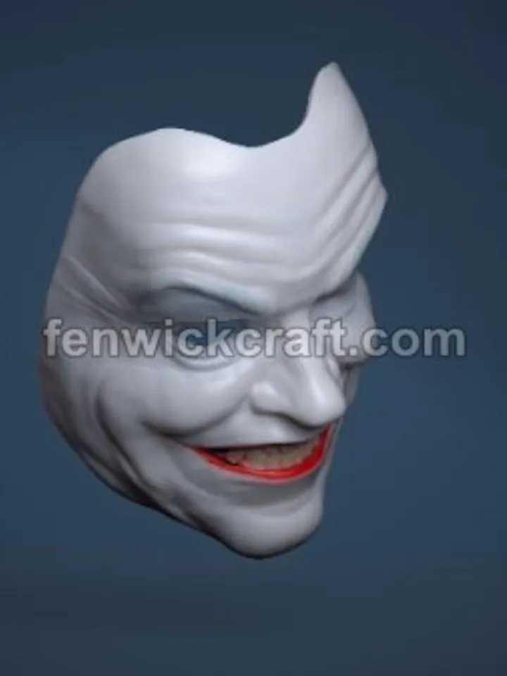 3D Model Joker Mask / Versions Jack Nicholson