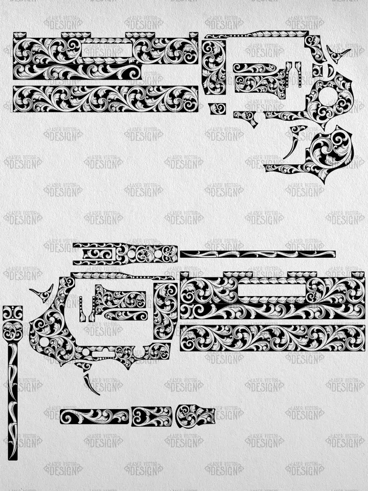 VECTOR DESIGN Colt Anaconda 6 in Scrollwork