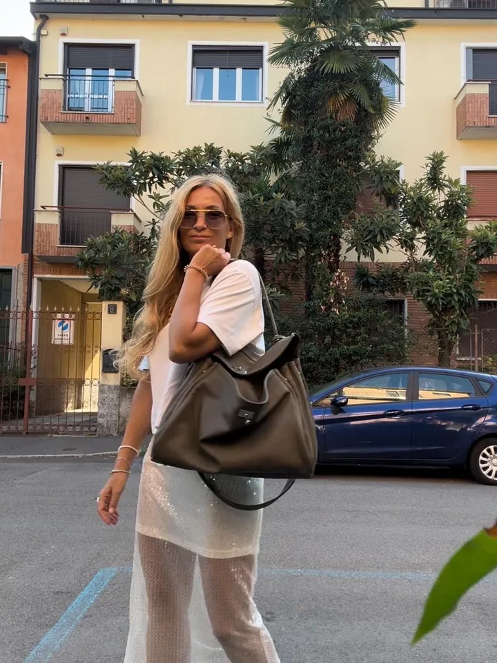 Genuine leather khaki classy designer women bag | everyday purse | elegant bag