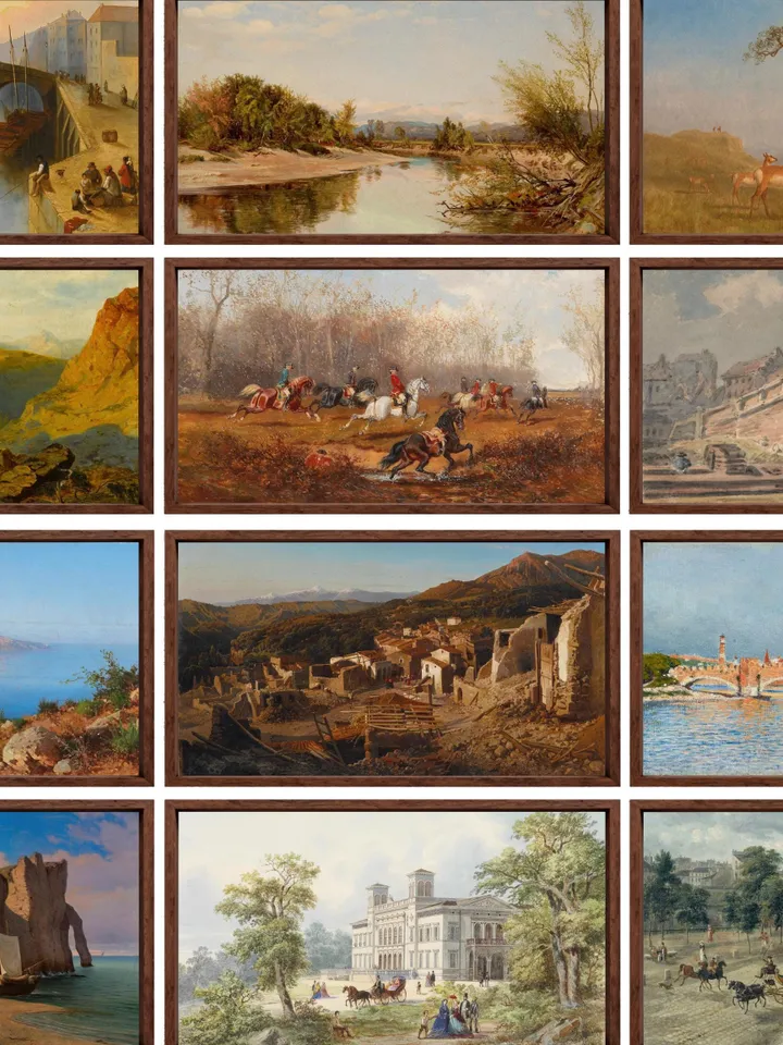 Frame TV Art Set of 1500+ Vintage Art Landscape Collection, All Art Famous Art Paintings, Modern TV Art, Samsung Art, Digital Download