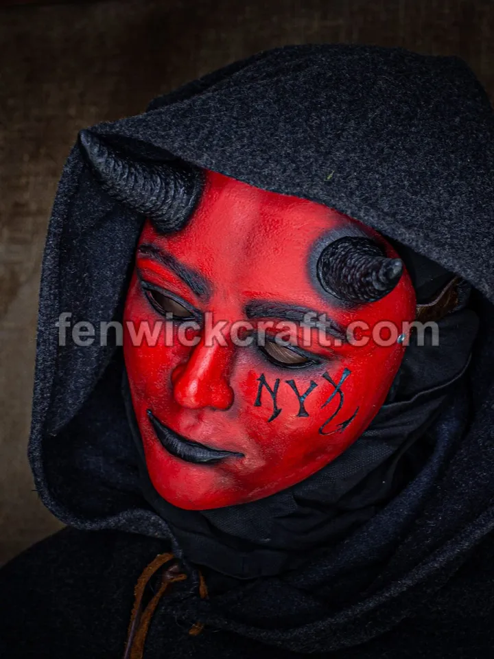 Red Demon Mask – Female Devil