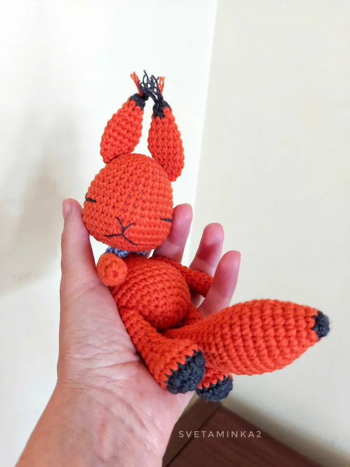Squirrel Crochet Pattern Cute Amigurumi Animal Toy. Digital Download. PDF.