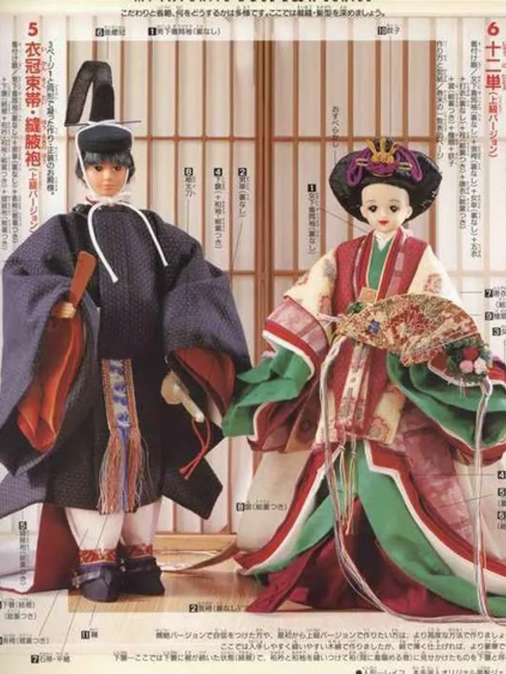Clothes for Fashionable Dolls Japanese Magazine Sewing Pattern Wardrobe Clothes for Dolls Digital Download PDF