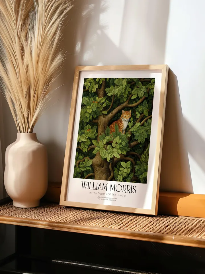 William Morris Wall Art, Vintage Botanical Print, Floral Poster Arts Decor, Digital Download, William Morris Print Digital Download AA2