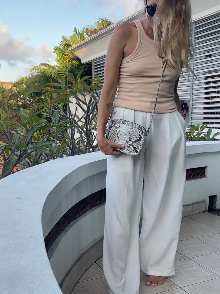 Smalll woman genuine python skin elegant grey snake print clutch | small every day purse| exotic leather bag | gift for her | snakeskin bag