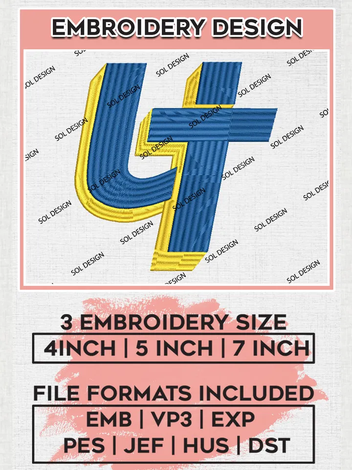 NCAA TU Rockets College Football Team Logo embroidery designs, NCAA Toledo Rockets Logo Machine embroidery designs, NCAA Team Logo embroidery designs, NCAA Game Day Machine embroidery designs, Digital Download