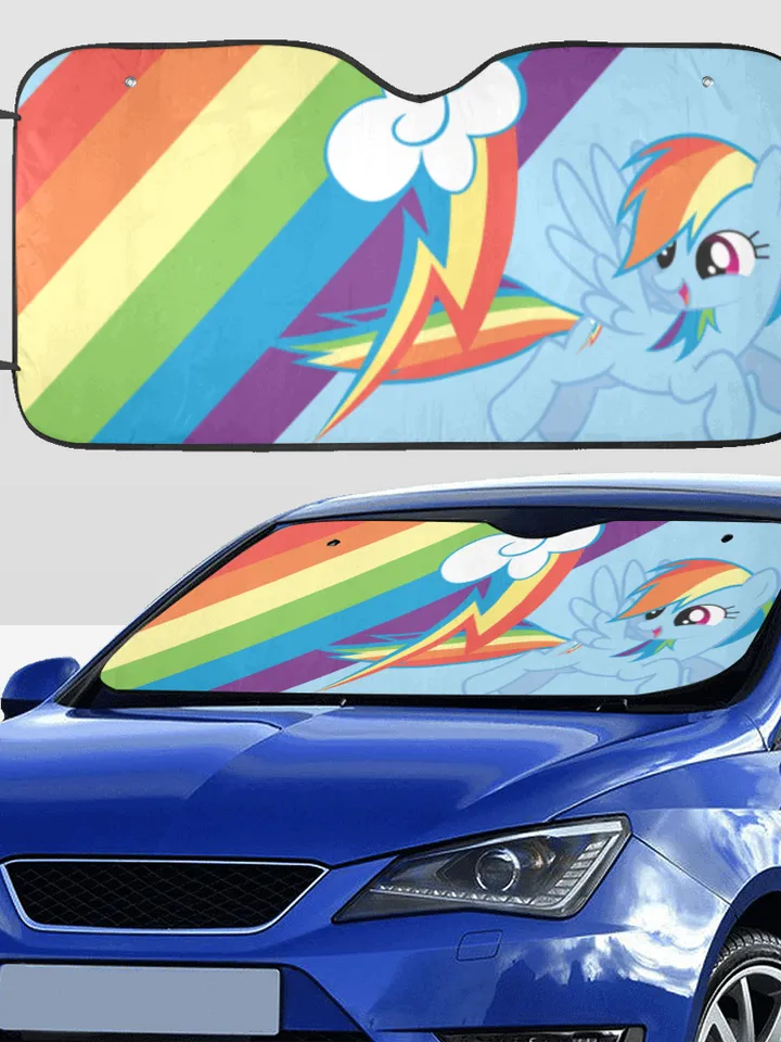 Rainbow Dash Car SunShade