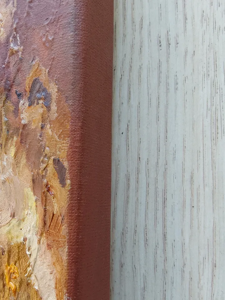 Oil painting on canvas "Giraffe" 50x100cm (20x40 inch)