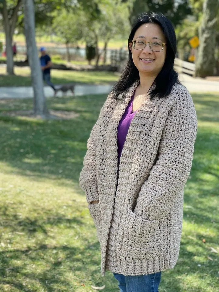 Crochet cardigan pattern, sweater pattern, easy crochet cardigan, fall cardigan crochet instant download